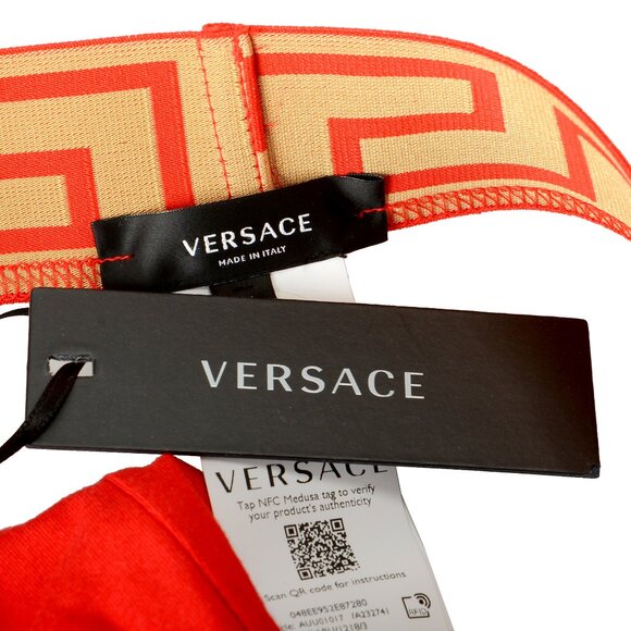 Versace Men's Red & Gold Stretch Jock Strap Underwear Versace Sz 6 US L IT 52 - Picture 6 of 7
